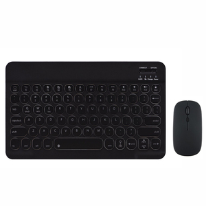 Conjunto de teclado y ratón bluetooth para windows, IOS y Android OS, varios colores, teclas redondas Retro de 10 pulgadas, de fábrica - Product Image 3