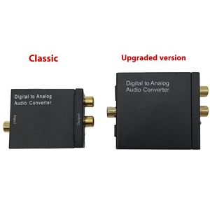 Convertidor de audio analógico digital actualizado Decodificador de audio coaxial con interfaz de auriculares de 3,5 MM Divisor y convertidores de audio - Product Image 3