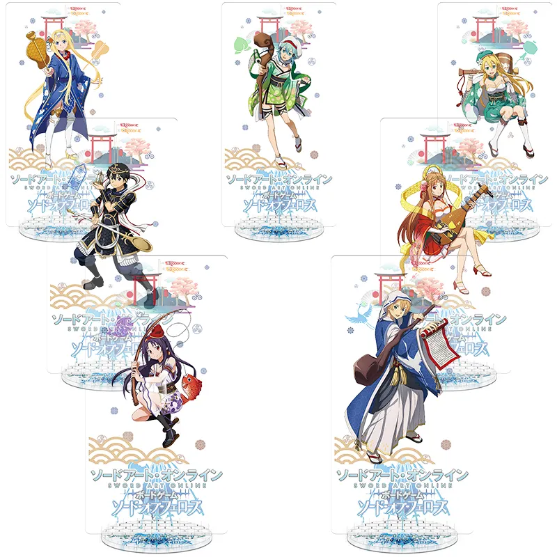 20Cm Sao Kirito Asuna Leafa Eugeo Sinon Zwaard Art Online Game Anime Speelgoedderivaten Acryl Staande Plaat Stand Figuren