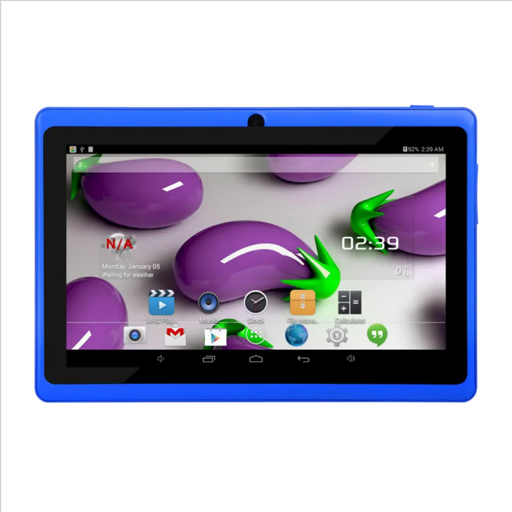 Vendita calda a buon mercato Tablet Quad-Core HD Android Q88 da 7 pollici per l'apprendimento e l'educazione dei bambini Tablet PC