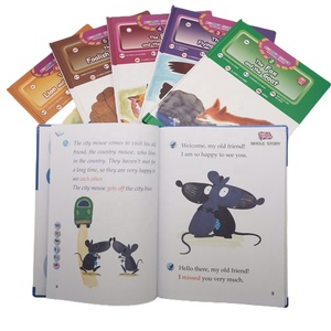 Kids Educational Bear Shape Oid Pen Reader Audio Sound <strong>Teaching</strong> <strong>Learning</strong> Books with English Spanish French Chinese Italian - Product Image 4