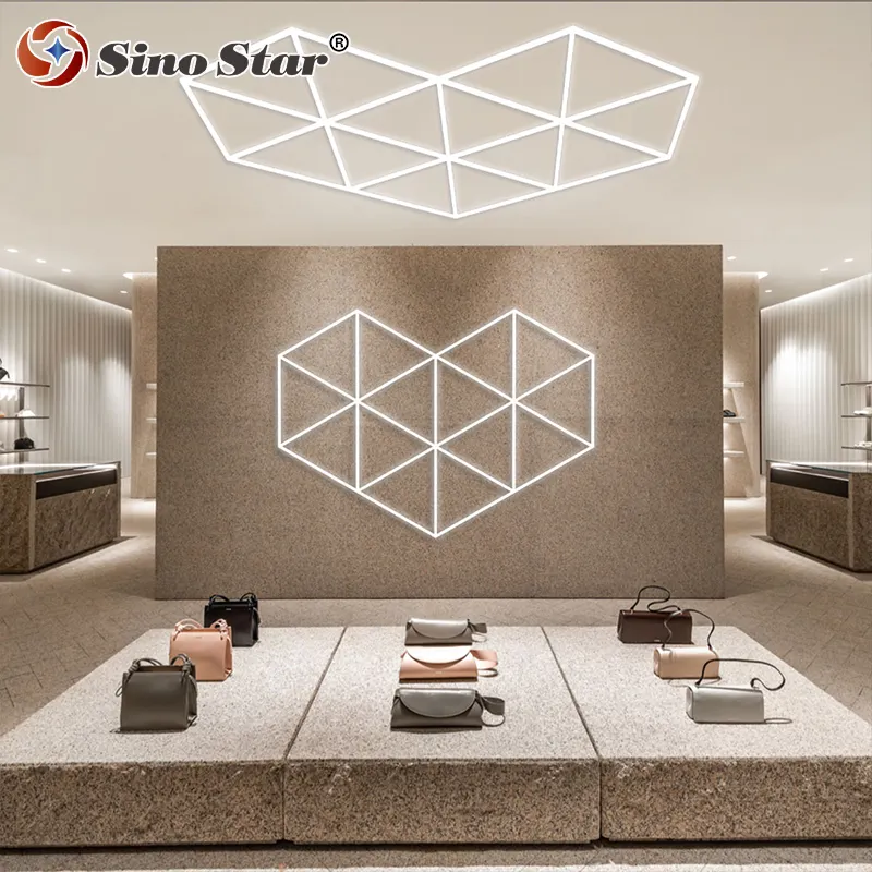 ST6105 vendita calda popolare stile domestico creativo geometria luce assemblaggio fai da te 2028mm * 2796mm cuore Led luce per soffitto