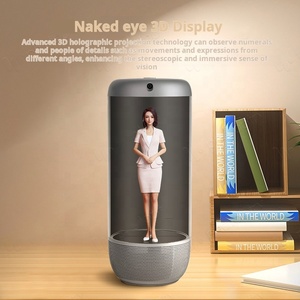5.5 Inch Virtual Digital Human Handheld Virtual Welcome <strong>Explanation</strong> Naked Eye 3d Holographic Cabin IP Voice Interactive - Product Image 5