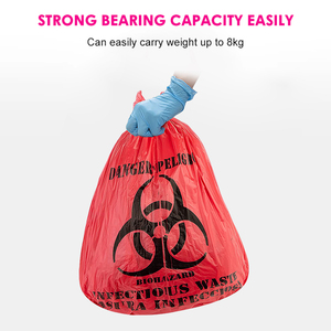 批发可生物降解环保垃圾袋定制印刷Logo防水医用垃圾袋 - Product Image 5