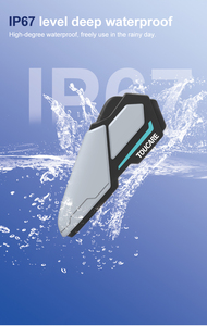 Intercomunicador Bluetooth para motocicleta T10S 4 Riders con sistemas de comunicación inteligentes con cancelación de ruido para compartir música, novedad - Product Image 2