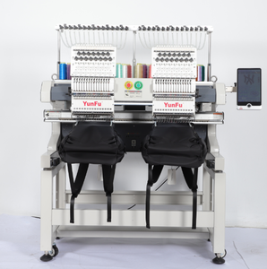 Nuova macchina da ricamo computerizzata Dahao per Computer con componenti di base a 2 teste 12-15 aghi - Product Image 3
