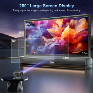 โปรเจ็คเตอร์มือถือขนาดเล็กพกพาได้4K Full HD Full HD 1080P โฮมเนียเตอร์อัจฉริยะจากโรงงาน