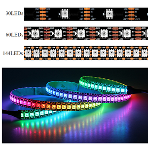 Programmable 12v 5v 5050 Smd Rgb <strong>Led</strong> Digital Light <strong>Strip</strong> 10mm 12mm Width IP30 IP65 IP67 IP68 Full Color WS2812 Ws2813b <strong>Led</strong> <strong>Strip</strong>