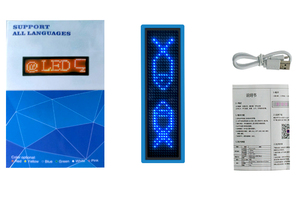 Badge LED personalizzato, badge lavoro illuminato, targa lavoro assistente, badge luce guida proxy - Product Image 3