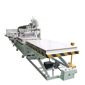<strong>Nesting</strong> <strong>ATC</strong> <strong>Cnc</strong> <strong>Router</strong> for Wood Working Cabinet Making With Drilling Bank Loading and Unloading System - Product Image 2