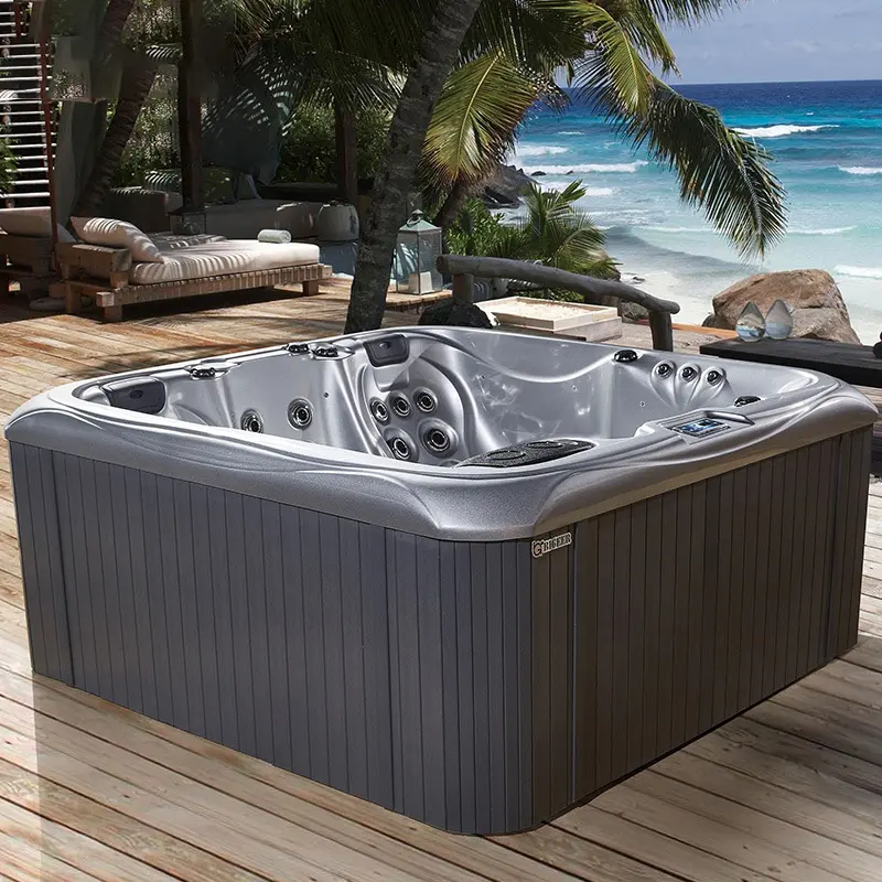 Nuovo Design cinque stelle hotel qualità rettangolo funzionale Jaccuzzi idromassaggio vasche da bagno per adulti