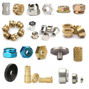 Revet Bóng cap Nut M4 M5x0.8 1/4-20 4 40 nhôm Brass Đen mù lỗ tự clinching Báo Chí có khía ngón tay cái Nut với cổ áo - Product Image 3