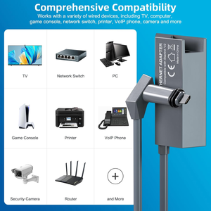 Starlink dikdörtgen uydu Internet V2 için kablolu harici ağ için Starlink Gen 2 için Starlink Ethernet adaptörü - Product Image 6
