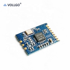 Vollgo OEM/ODM小型低電力CC1101 433MHz RFモジュール10dBmSPI SMD長距離RFモジュール - Product Image 2