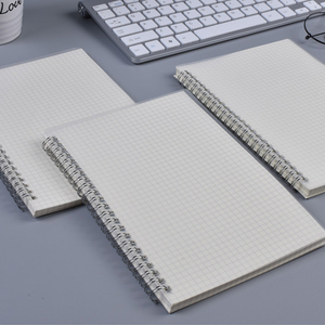 Papel de cuadrícula gruesa A5, cubierta de PP transparente, cuaderno en espiral, gráfico de papel, diario en espiral, 160 páginas para estudiantes - Product Image 6
