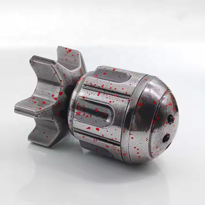 8 cái mát Rocket RPG Dice Set xoay Revolver kim loại DICE chủ DND đa diện Bullet Board trò chơi phụ kiện <span class=keywords><strong>Fidget</strong></span> Spinner DICE - Product Image 4