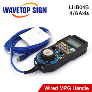 Wavetopsign XHC LHB04B 4 оси Mach3 проводной MPG кулон руль числового программного управления для ЧПУ маршрут гравировальный станок - Product Image 2