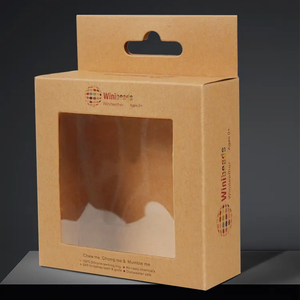 Hanging <strong>Box</strong> <strong>with</strong> <strong>Customized</strong> Label and <strong>Window</strong> Design Product <strong>Display</strong> <strong>Box</strong> Doll Packaging <strong>Box</strong> - Product Image 1