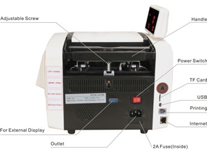 UN-56 Portable Money <strong>Counting</strong> <strong>Machine</strong> CIS UV MG IR Detection Cash <strong>Counting</strong> <strong>Machine</strong> for Ticket Counter CAD Currency Support - Product Image 4