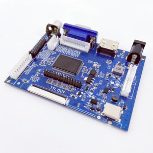 2K RTD2660高清m + VGA + 2 AV印刷电路板主板lvds液晶控制器板，带HDM VGA输入50引脚TTL输出LVDS输出