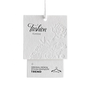 <strong>Custom</strong> LOGO different shape square round hang <strong>tag</strong> with cotton nylon <strong>string</strong> - Product Image 2