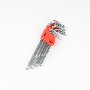 Kaynak fabrika l-şekilli Allen anahtarı seti Hex anahtar 9 adet uzun kol topu noktası alyan anahtarı takımı - Product Image 4