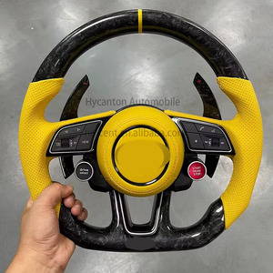 Auto With Start Button Advanced Carbon Fiber <strong>LED</strong> Alcantara for Audi A3 A4L A5 A6L <strong>A7</strong> A8 Q3 Q5 Q2 Q7 Q8 TT R8 Steering Wheel - Product Image 2