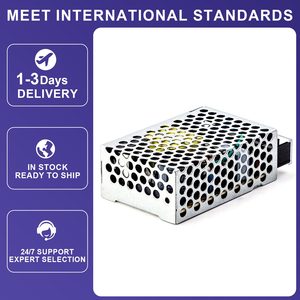 Mean Well-Fuente de alimentación de salida única para aplicaciones industriales, con entrada universal y diseño compacto, de 25W, 48V, 0.5A, de una sola salida
