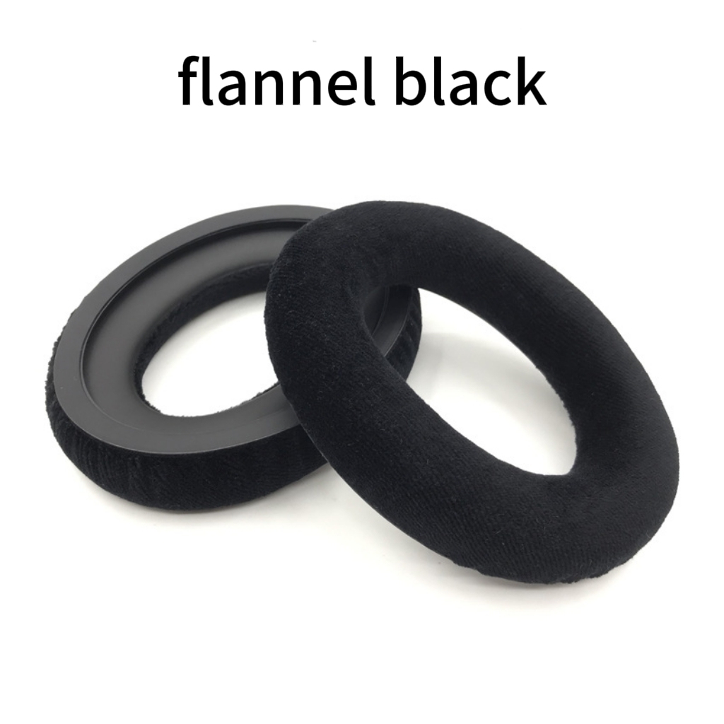 Cuscinetti auricolari CheckHP-1 in flanella nera