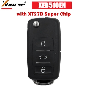 Xhorse กุญแจรีโมท XEB510EN B5ซุปเปอร์3ปุ่มพร้อมชิปซูเปอร์ XT27B สำหรับโฟล์คสวาเกนประเภท B5สำหรับ VVDI2เครื่องมือคีย์ VVDI MAX Pro - Product Image 1