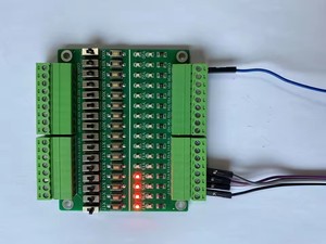 PLCデバッグシミュレーションボード16入力/出力テストボードボタントグルスイッチ学習モジュール - Product Image 2