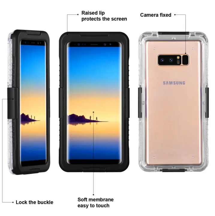 Coque de téléphone portable étanche, pour Samsung A71 A70 A50 A31 S8 S9 S10 S20