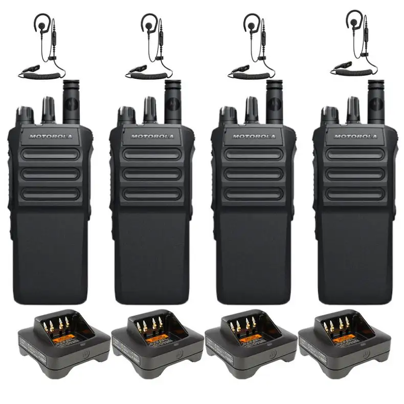 Radio Motorola R7 Walkie Talkie Originele Vhf Dmr R7 Nkp Ham Draagbare Tweeweg Radio Digitale Gps Adapters Voor Motorola R7 Batterij