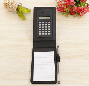 Hot Leather Pocket Notebook Cover Jotter Organizer Notizblock halter mit Taschen rechner für Händler/Studenten - Product Image 2