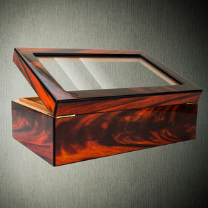 High-end Double Layers Cigar <strong>Humidor</strong> With Glass Window and Lock Lubinski Cigar <strong>Humidor</strong> - Product Image 6