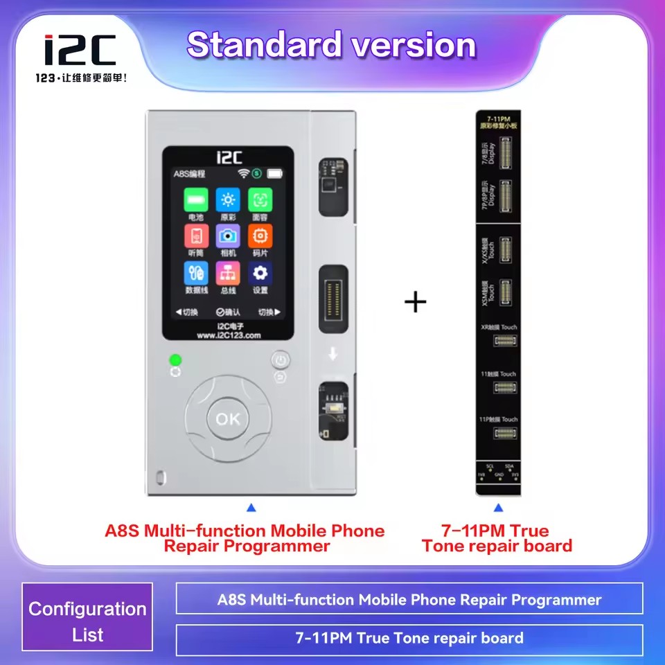Kits de réparation I2C A8S version standard hôte avec tonalité vraie de 19 h à 11 h