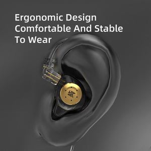 <strong>Original</strong> KZ EDX Pro Wired Headphone Stereo in Ear Monitor Earphones Running Sport Earbuds Handsfree - Product Image 5