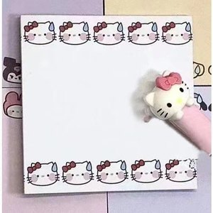 Милый Kuromi розовый блокнот школьный канцелярский блокнот Мелодия блокнот KT Мультяшные аниме блокноты - Product Image 5