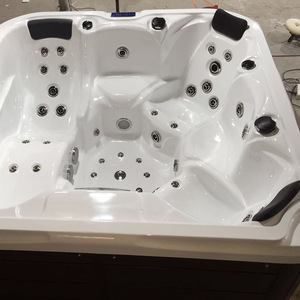 Material acrílico multicolor Piscina al aire libre Spa Bañeras de masaje Diseño moderno con sistema de control por computadora para villas - Product Image 3