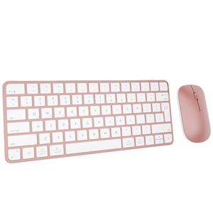 Para Meetion C210 Slim & Mini Wireless Keyboard Mouse Combo Daul Model Recargable Compact Multi-Device para múltiples dispositivos - Product Image 1