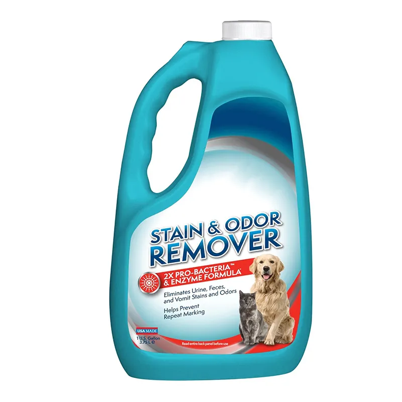 Spray eliminador de odores de animais de estimação para carpetes, fórmula enzimática removedora de manchas e odores de urina de animais de estimação