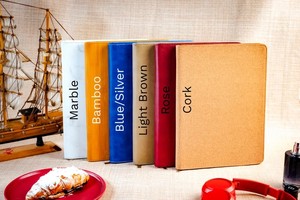 9 1/2 "x 12" laserable giả da danh mục đầu tư dây kéo notepad tùy chỉnh giả da máy tính xách tay trống Tạp Chí kỳ nghỉ quà tặng-mineti mft960 - Product Image 4