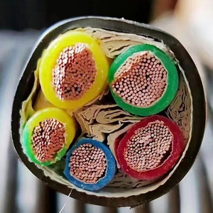 2x0.75毫米3x0.75毫米4x2.5mm2 4x1.5mm2 RVV电缆黑色聚氯乙烯铜芯绝缘铜线导体电力电缆 - Product Image 1