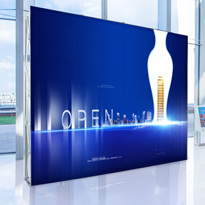 <strong>Pop</strong> <strong>up</strong> <strong>Display</strong> Backdrop Fabric Exhibit <strong>Display</strong> Banner Backdrop Structure <strong>Frame</strong> - Product Image 4