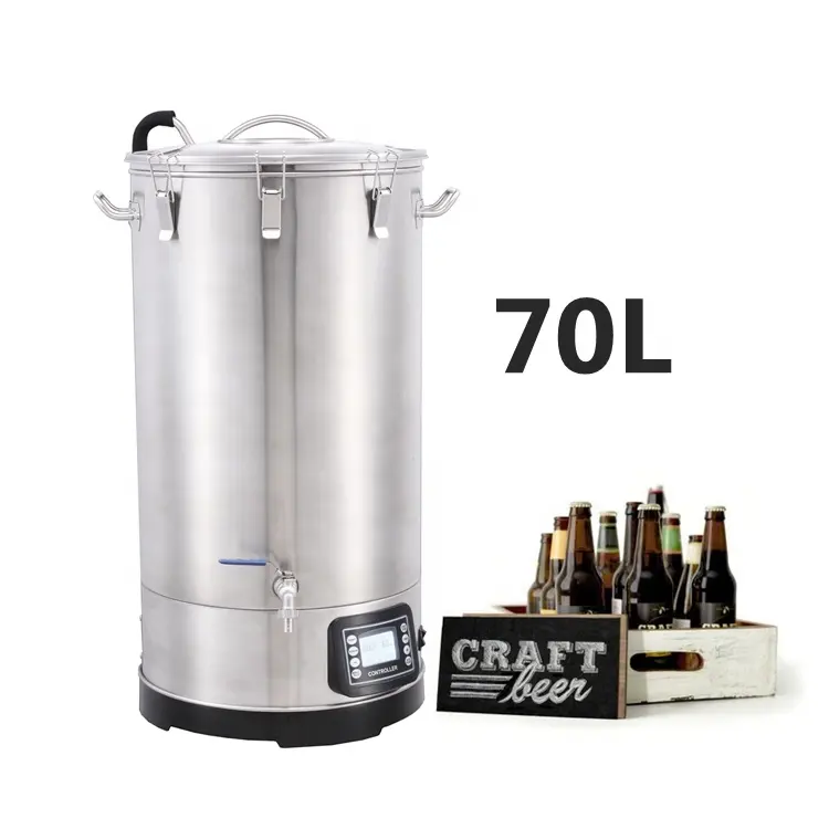 Craft Beer Brewery Machine Guten 70Liter elektrischer Bierbrei-Tun/All-in-One-Mikro brauerei/Hausbrau anlage