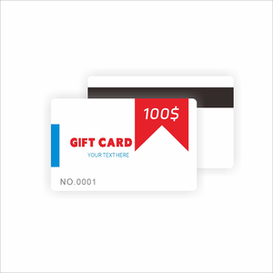 Su misura PVC business barcoded abbonamento natale con loghi e codici a barre, codici QR, o strisce magnetiche