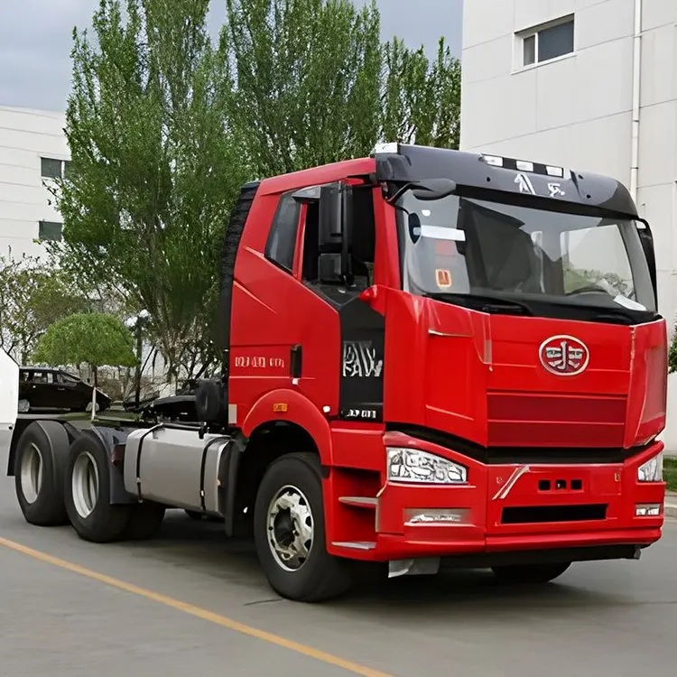 Faw Jiefang J6P Diesel trattore camion 460hp 40ton trasporto logistica rimorchio 6x4 usato trattore camion