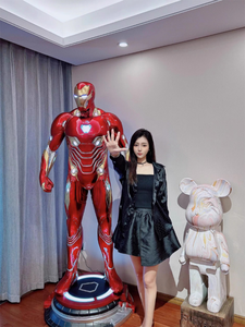 Hot Bán Cuộc Sống Kích Thước Mk50 Sắt Người Đàn Ông Phim Hành Động Hình Cuộc Sống Kích Thước Sợi Thủy Tinh Sắt Người Đàn Ông Bức Tượng Điêu Khắc - Product Image 4