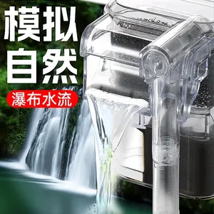 Aquarium New Hanging <strong>Filter</strong> Mini <strong>Filter</strong> Fish Tank USB Power Interface <strong>2</strong>.5W Flow 250H/L Suitable for Fish Tanks Below 30cm - Product Image 3