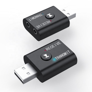 具有3.5毫米Aux发射器和接收器FM发射器立体声功能的2合1 USB无线BT音乐音频适配器 - Product Image 4